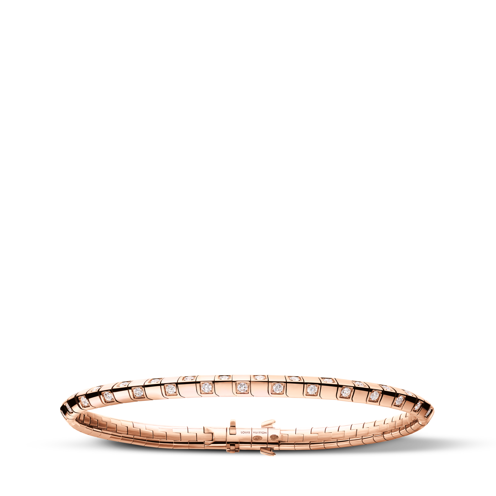 LOUIS VUITTON ブレスレット　ローズゴールド Le Damier de Louis Vuitton Small Bracelet, Rose Gold and Diamonds